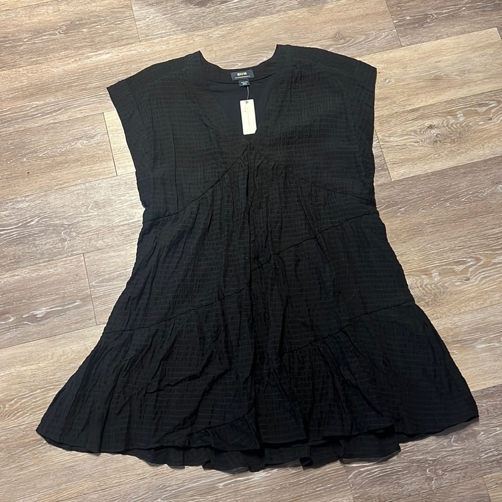 Black tunic dress maeve Anthropologie